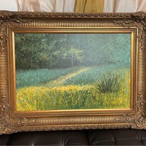 1990 vintage French frame Oil painting
